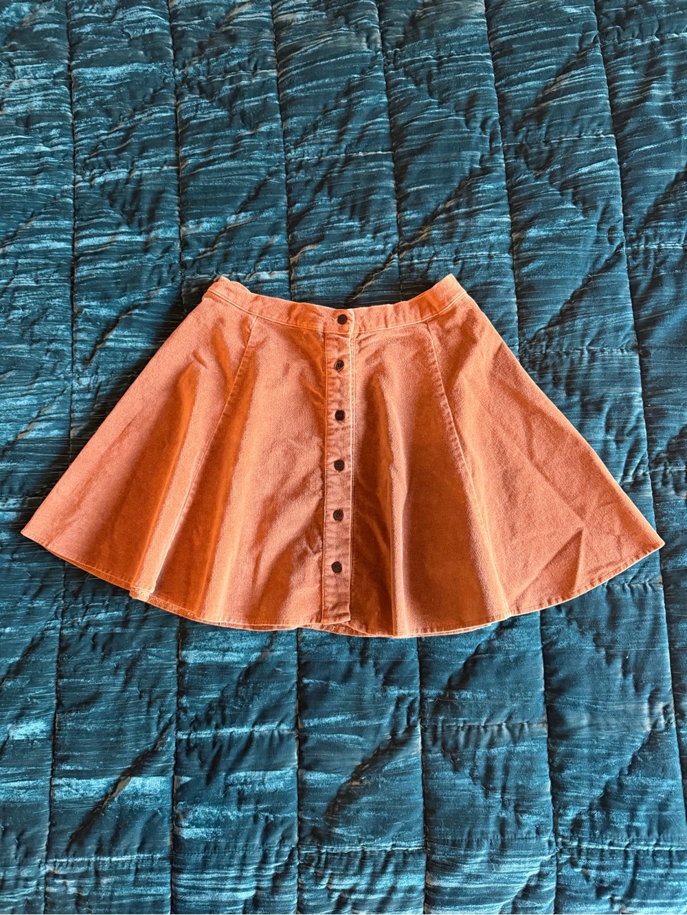 Brandy Melville Button-Front A-Line Skirt